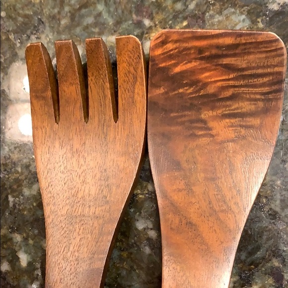 Reclaimed Wood Salad Servers from Lake Superior - Picture 3 of 3